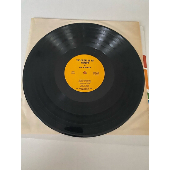 The Colors Of My Rainbow Joe Wayman 1978 LP MK-87-733 Good Apple Records VG+ - Picture 4 of 7